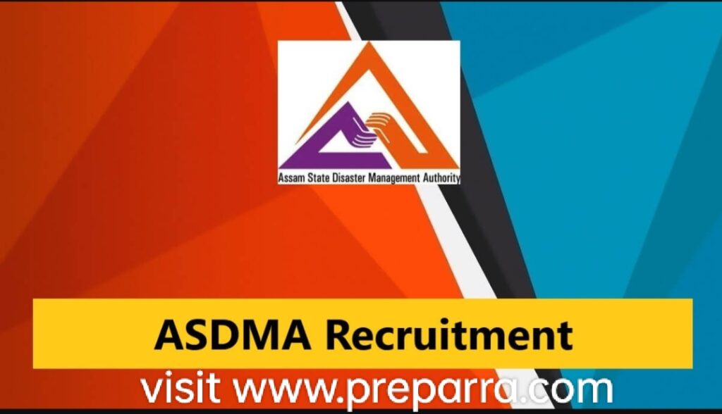 ASDMA Recruitment notification details.